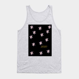 cute black and pink flower pattern for 2020 Tank Top